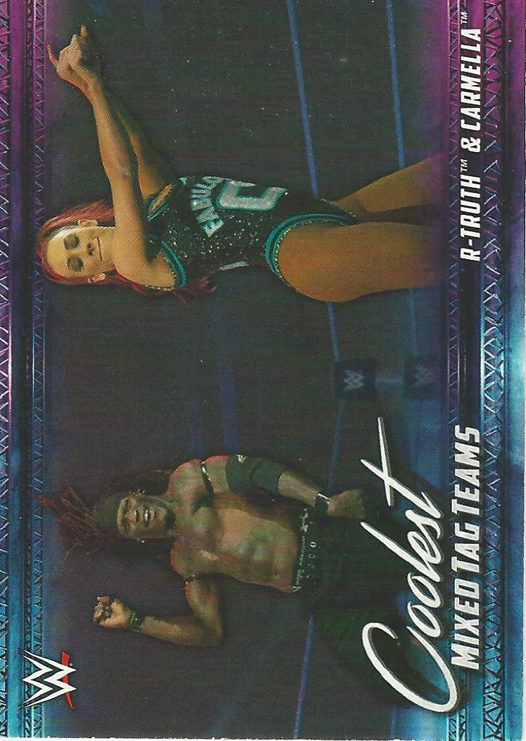 WWE Topps 2021 Trading Card Carmella and R-Truth MT-5