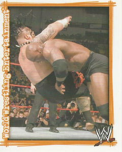 WWE Topps Superstars Uncovered 2007 Sticker Collection Bobby Lashley No.203