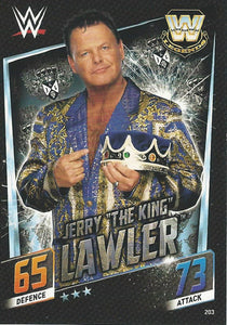 WWE Topps Slam Attax 2015 Then Now Forever Trading Card Jerry Lawler No.203