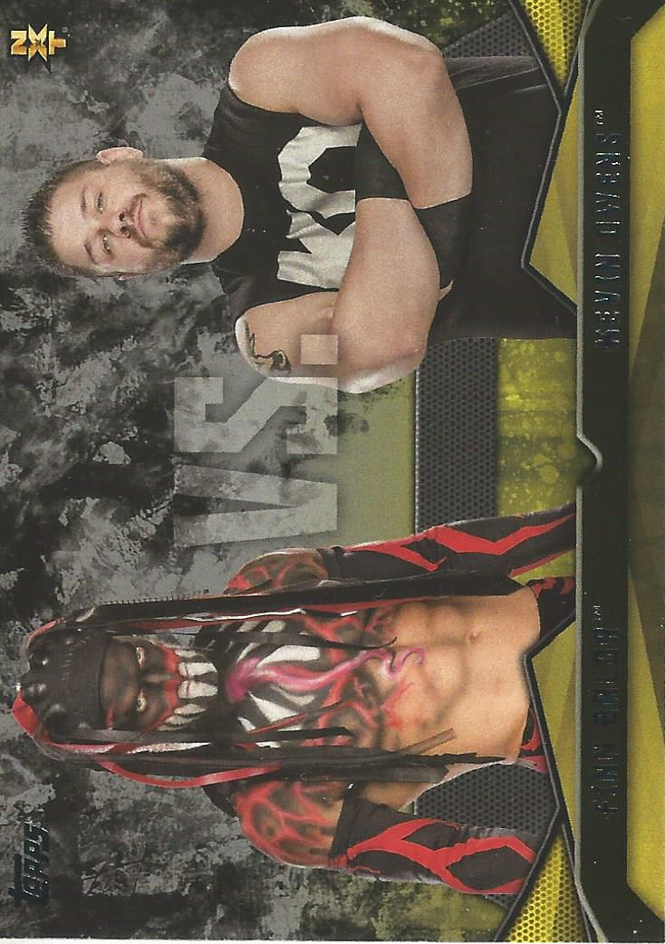 WWE Topps Then Now Forever 2016 Trading Cards Finn Balor vs Kevin Owens No.3