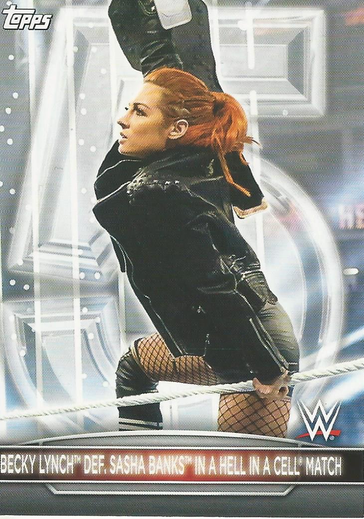 WWE Topps Women Division 2021 Trading Card Becky Lynch RC-8