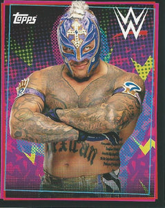 WWE Topps Road to Wrestlemania Stickers 2021 Rey Mysterio No.203