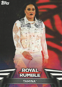 WWE Topps Women Division 2018 Trading Cards Tamina RR-7