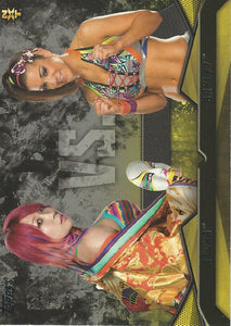 WWE Topps Then Now Forever 2016 Trading Cards Asuka vs Bayley No.4