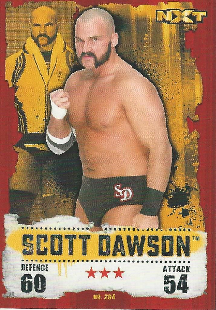 WWE Topps Slam Attax Takeover 2016 Trading Card Scott Dawson No.204