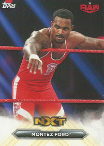 WWE Topps NXT 2020 Trading Cards Montez Ford CU-5