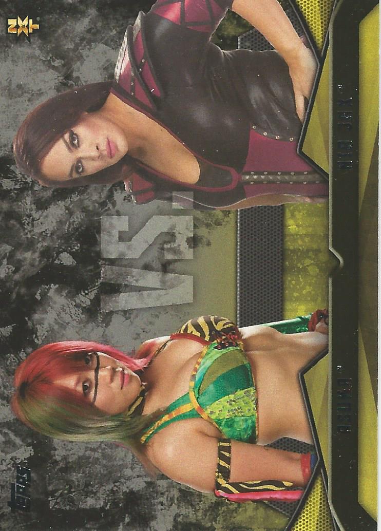 WWE Topps Then Now Forever 2016 Trading Cards Asuka vs Nia Jax No.5