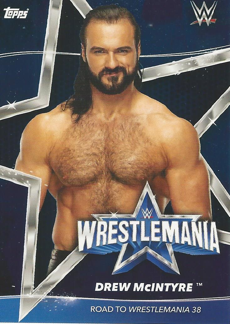 Topps WWE Superstars 2021 Trading Cards Drew McIntyre No.205