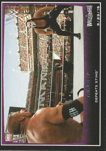 WWE Topps Road to Wrestlemania 2015 Trading Cards Sting and Triple H No.105