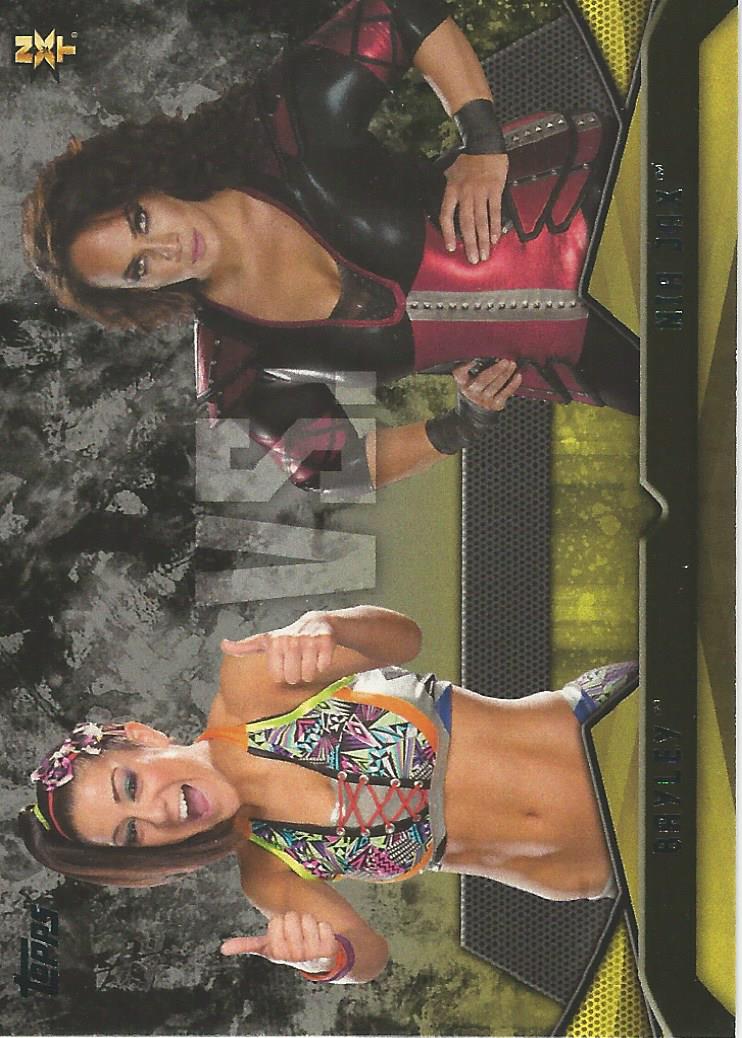 WWE Topps Then Now Forever 2016 Trading Cards Bayley vs Nia Jax No.6