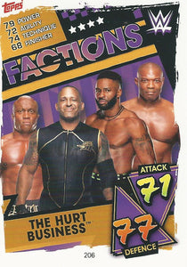 WWE Topps Slam Attax 2021 Trading Card The Hurt Business No.206