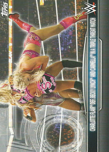 WWE Topps Women Division 2021 Trading Card Charlotte Flair SC-3