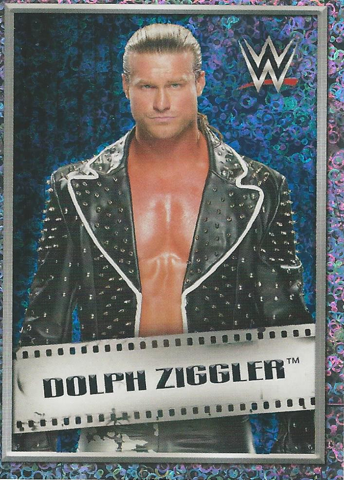 WWE Topps 2018 Stickers Dolph Ziggler Foil No.206