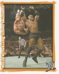 WWE Topps Superstars Uncovered 2007 Sticker Collection Bobby Lashley No.207