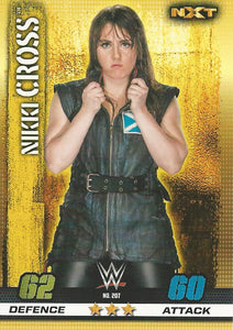 WWE Topps Slam Attax 10th Edition Trading Card 2017 NXT Nikki Cross No.207