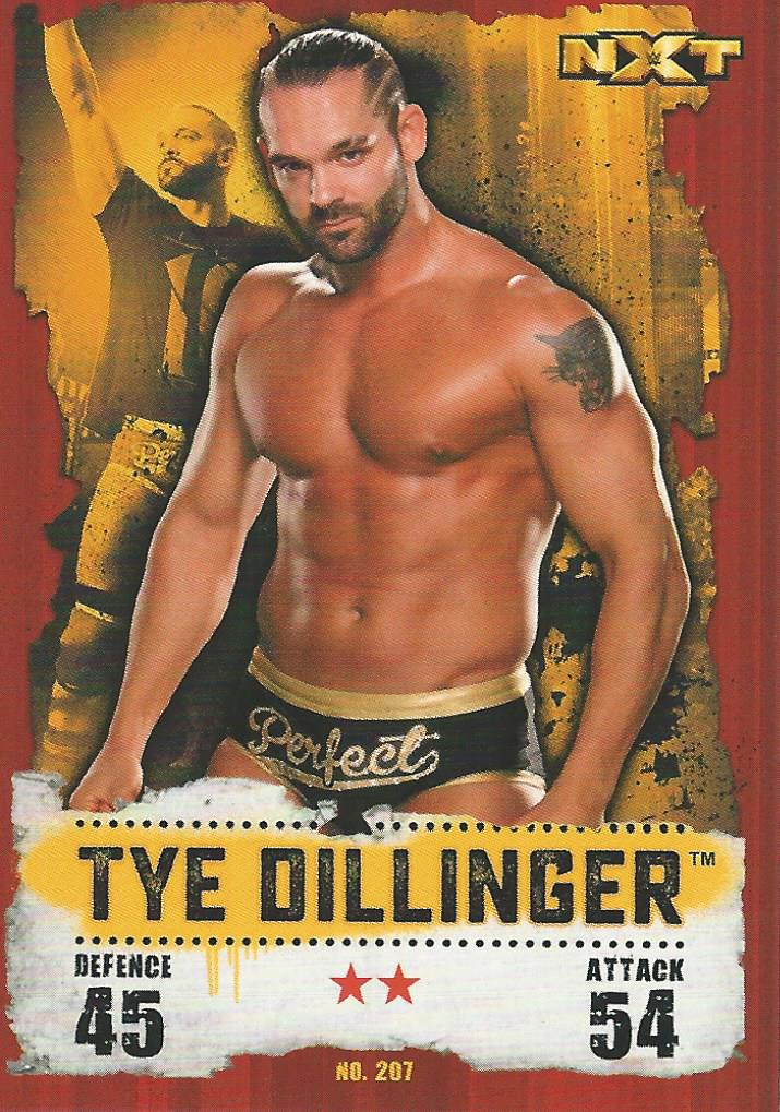 WWE Topps Slam Attax Takeover 2016 Trading Card Tye Dillinger No.207