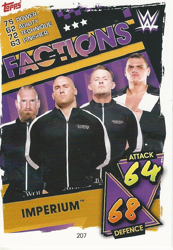 WWE Topps Slam Attax 2021 Trading Card Imperium No.207