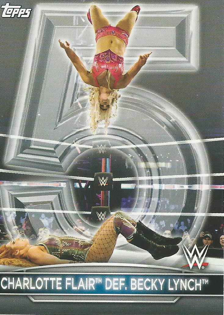 WWE Topps Women Division 2021 Trading Card Charlotte Flair SC-5