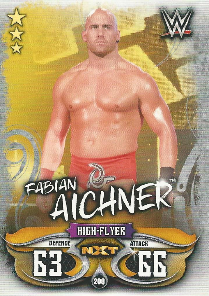 WWE Topps Slam Attax Live 2018 Trading Card Fabian Aichner NXT No.208