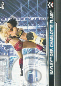 WWE Topps Women Division 2021 Trading Card Bayley SC-9