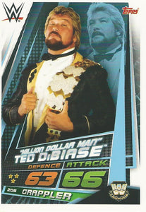 WWE Topps Slam Attax Universe 2019 Trading Card Million Dollar Man Ted Dibiase No.208