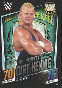 WWE Topps Slam Attax 2015 Then Now Forever Trading Card Mr Perfect No.208