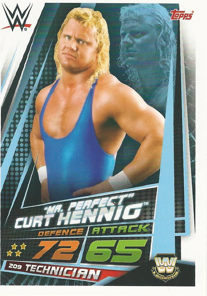 WWE Topps Slam Attax Universe 2019 Trading Card Mr Perfect No.209