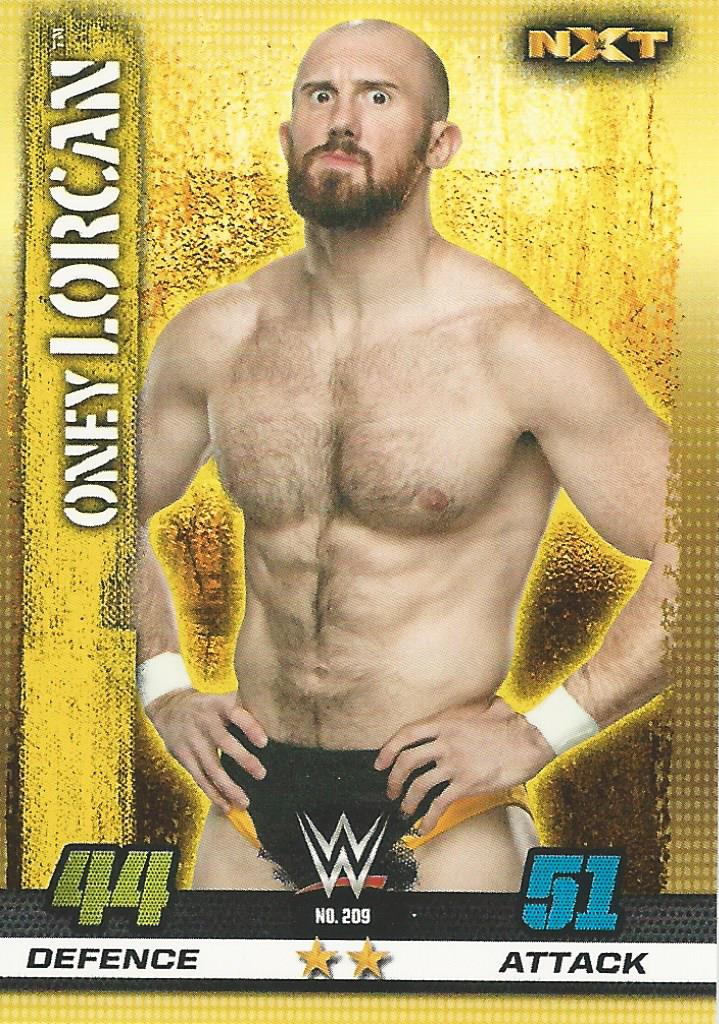 WWE Topps Slam Attax 10th Edition Trading Card 2017 NXT Oney Lorcan No.209