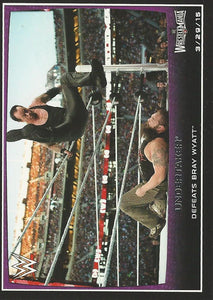 WWE Topps Road to Wrestlemania 2015 Trading Cards Undertaker No.109