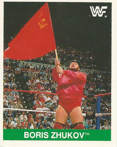 WWF Merlin Sticker Collection 1990 Boris Zhukov No.209