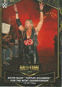 WWE Topps 2021 Trading Cards Kevin Nash HOF-8