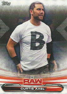 WWE Topps Raw 2019 Trading Card Curtis Axel No.20