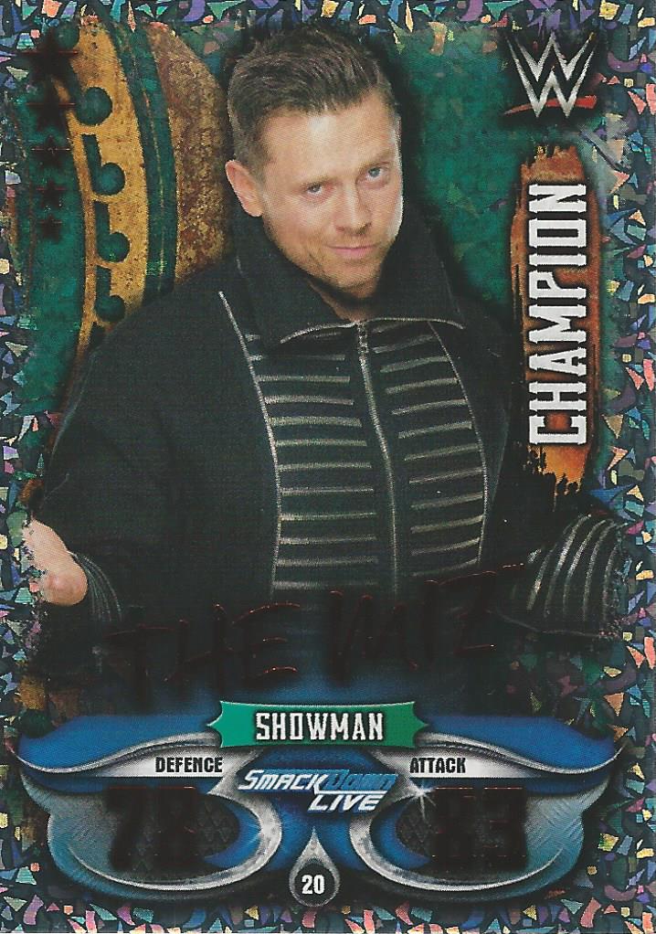 WWE Topps Slam Attax Live 2018 Trading Card The Miz Champion No.20