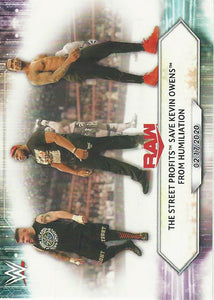 WWE Topps 2021 Trading Cards Street Profits No.20