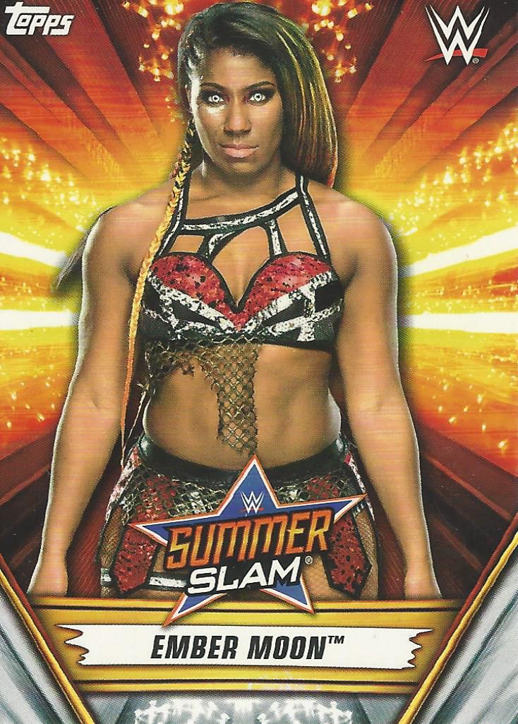 WWE Topps Summerslam 2019 Trading Card 2019 Ember Moon No.20