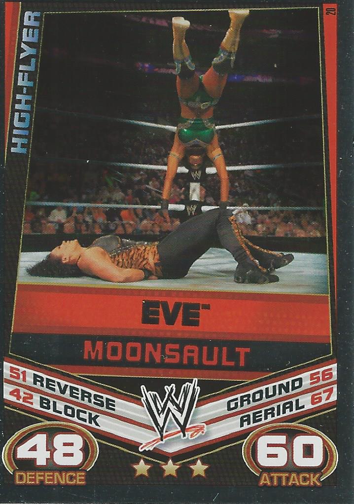 WWE Topps Slam Attax Rebellion 2012 Trading Card Eve Torres No.20