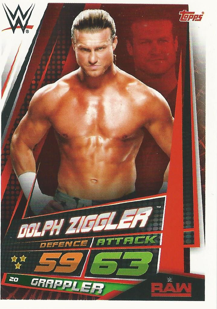 WWE Topps Slam Attax Universe 2019 Trading Card Dolph Ziggler No.20