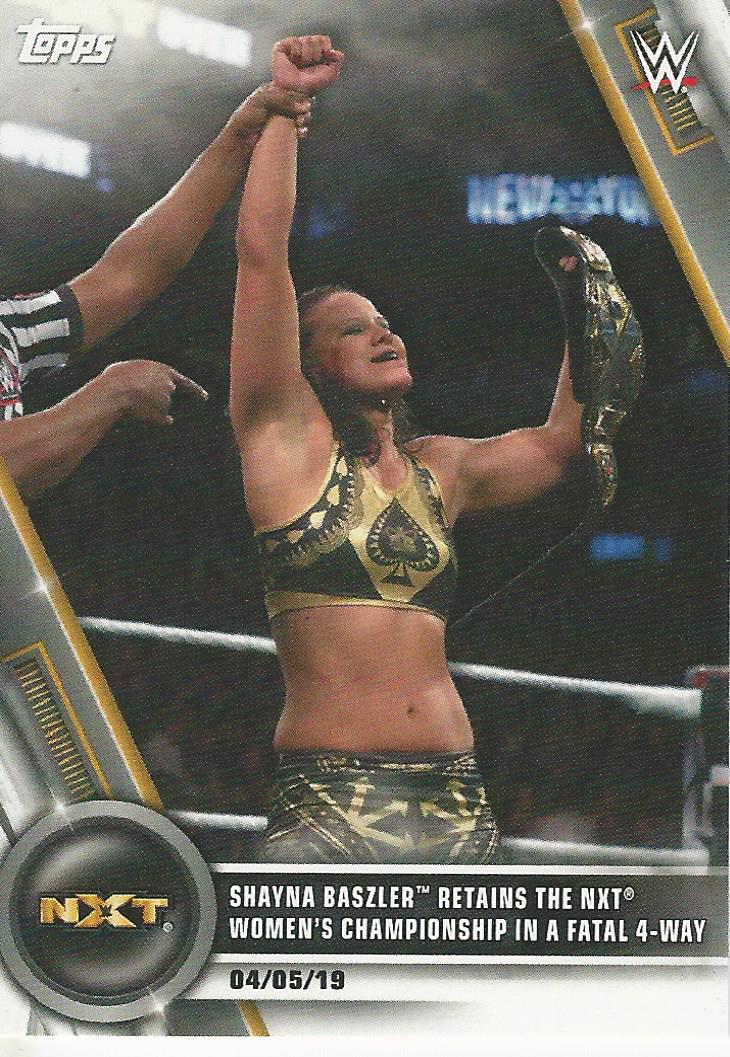 WWE Topps Women Division 2020 Trading Cards Shayna Baszler No.20