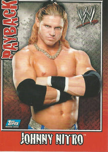 WWE Topps Payback 2006 Trading Card Johnny Nitro No.20