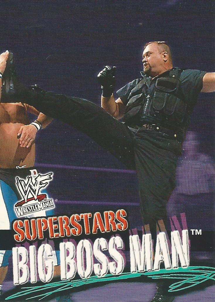 WWF Fleer Wrestlemania 2001 Trading Cards Big Boss Man No.20