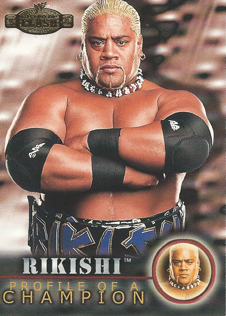 WWF Fleer Championship Clash 2001 Trading Card Rikishi No.66