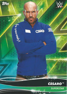 Topps WWE Superstars 2021 Trading Cards Cesaro No.20