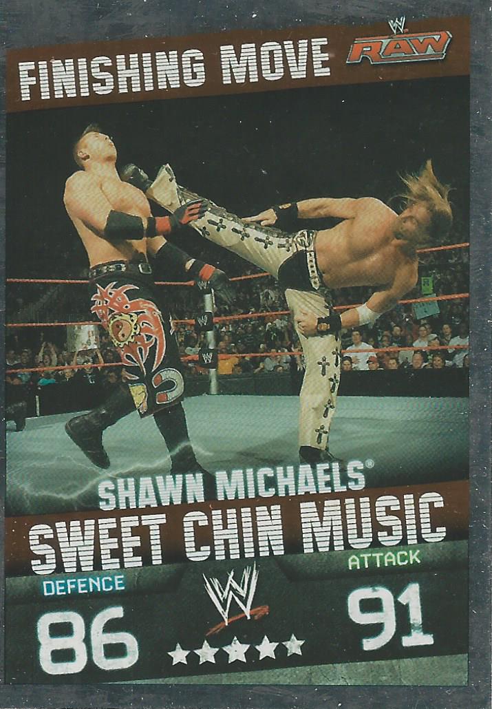 WWE Topps Slam Attax Evolution 2010 Trading Cards Shawn Michaels No.20