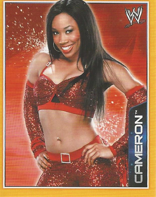 WWE Topps A-Z Sticker Collection 2014 Cameron No.20