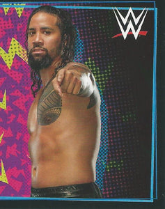 WWE Topps Road to Wrestlemania Stickers 2021 The Usos No.210