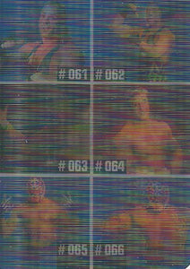WWE Prominter Animotion 2005 Trading Cards Checklist No.11 Rob Van Dam, Randy Orton, Rene Dupree, Rey Mysterio