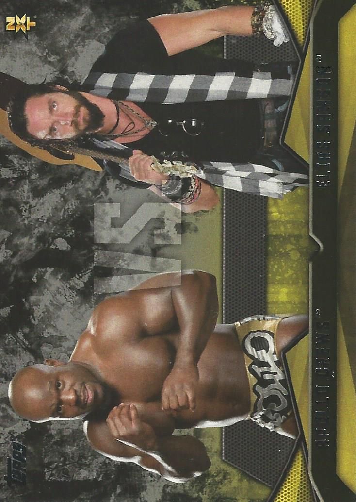 WWE Topps Then Now Forever 2016 Trading Cards Apollo Crews vs Elias No.10