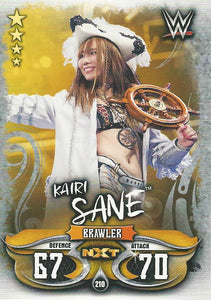 WWE Topps Slam Attax Live 2018 Trading Card Kairi Sane NXT No.210