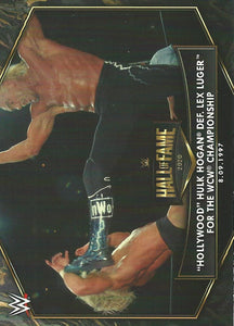 WWE Topps 2021 Trading Cards Hulk Hogan HOF-4