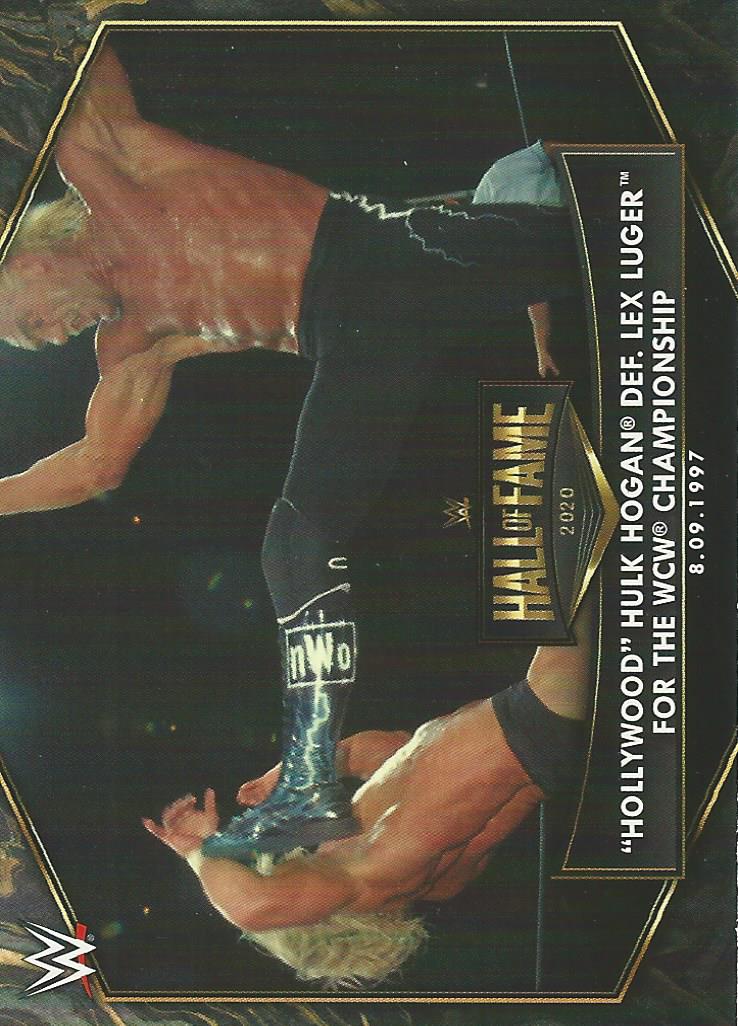 WWE Topps 2021 Trading Cards Hulk Hogan HOF-4